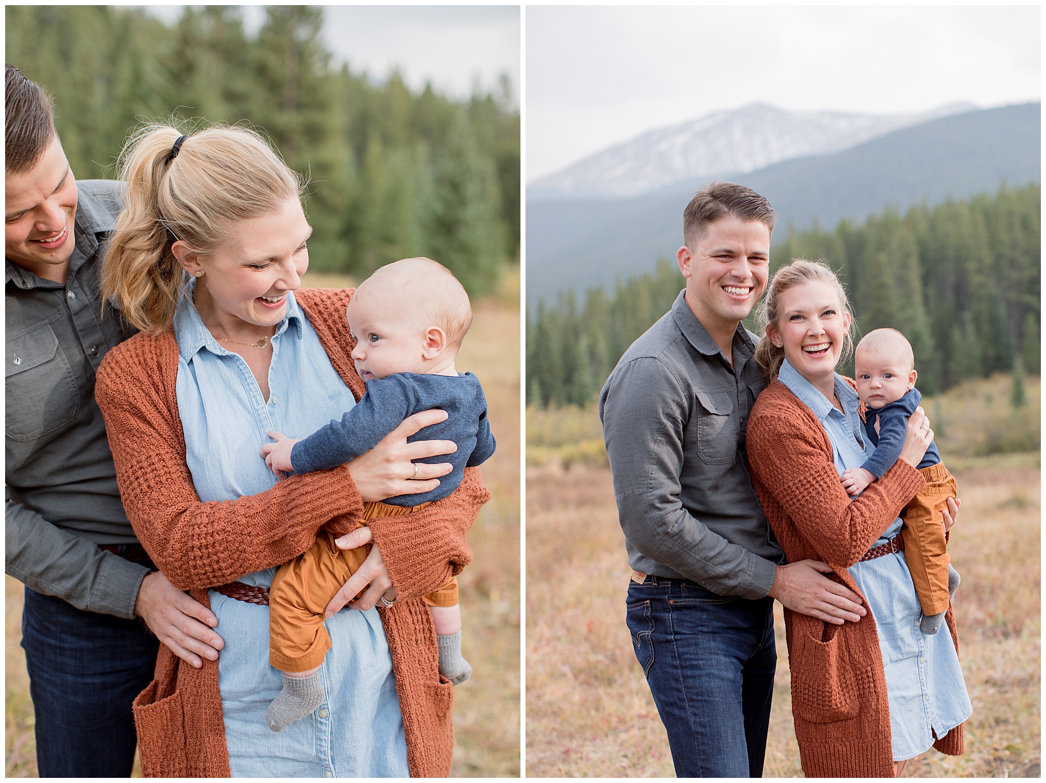 What to wear to a fall family session in Breckenridge