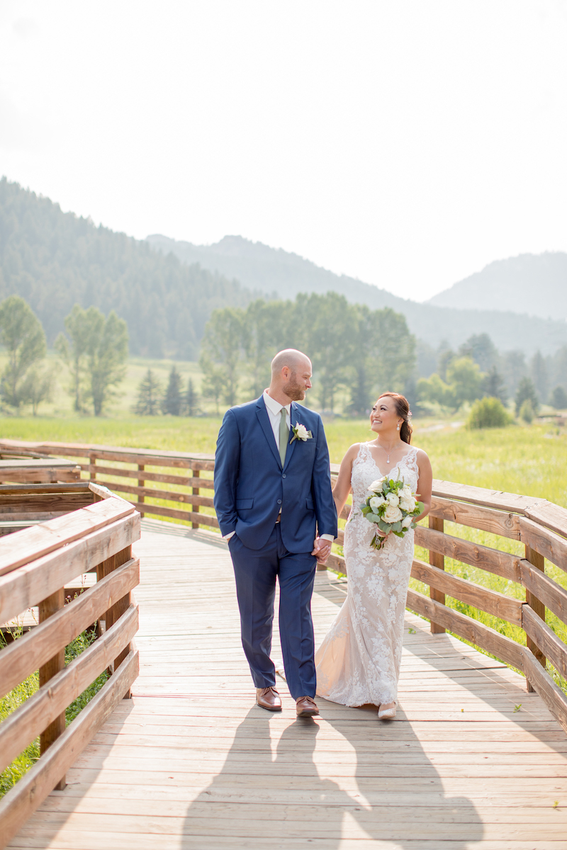 Evergreen Lake House Outdoor Wedding Photographer