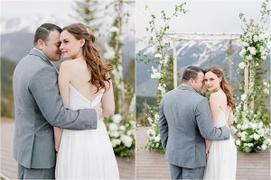 stunning mountain wedding