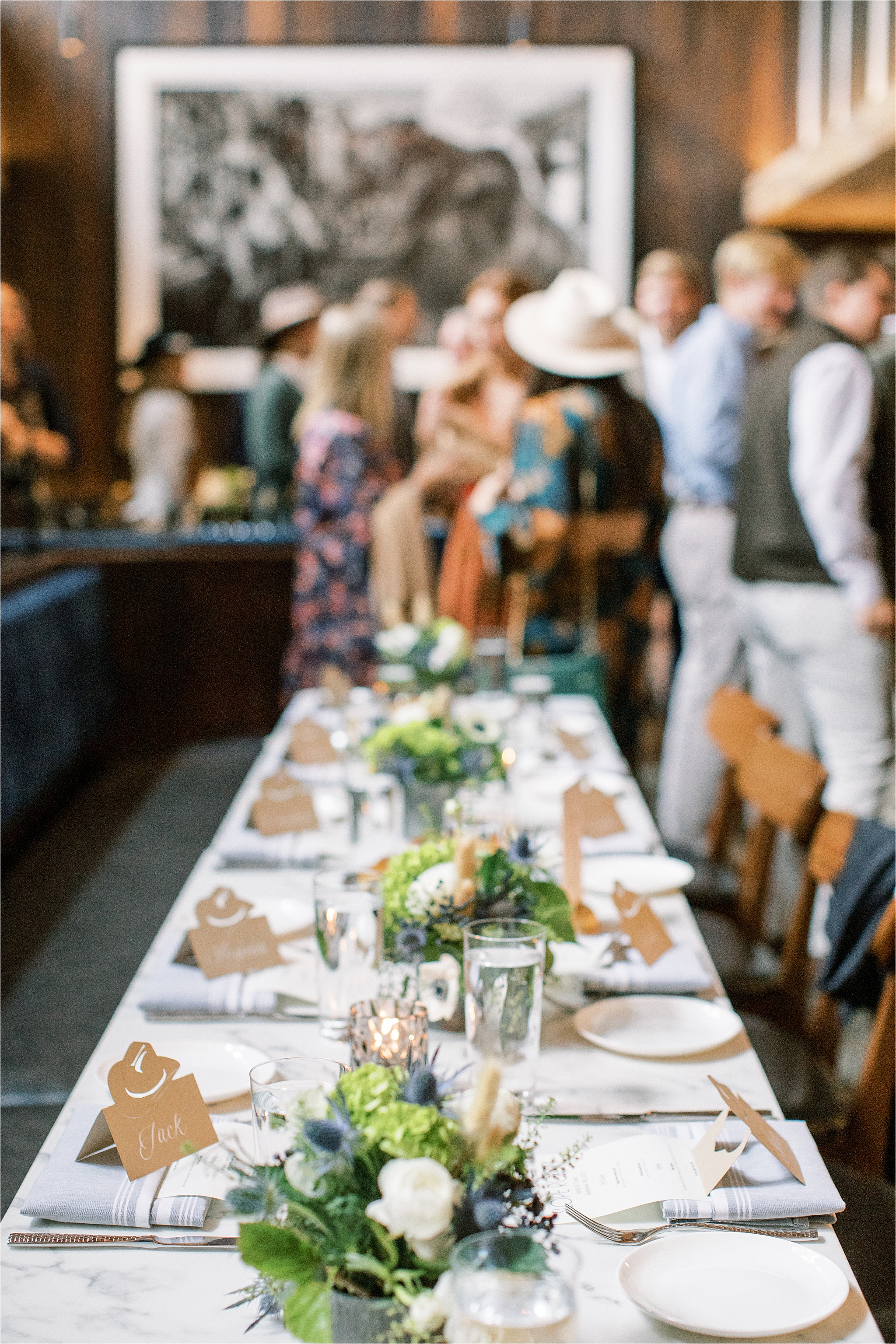 rehearsal dinner at gravity haus slope room vail colorado