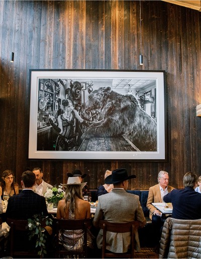 rehearsal dinner night before the wedding in vail