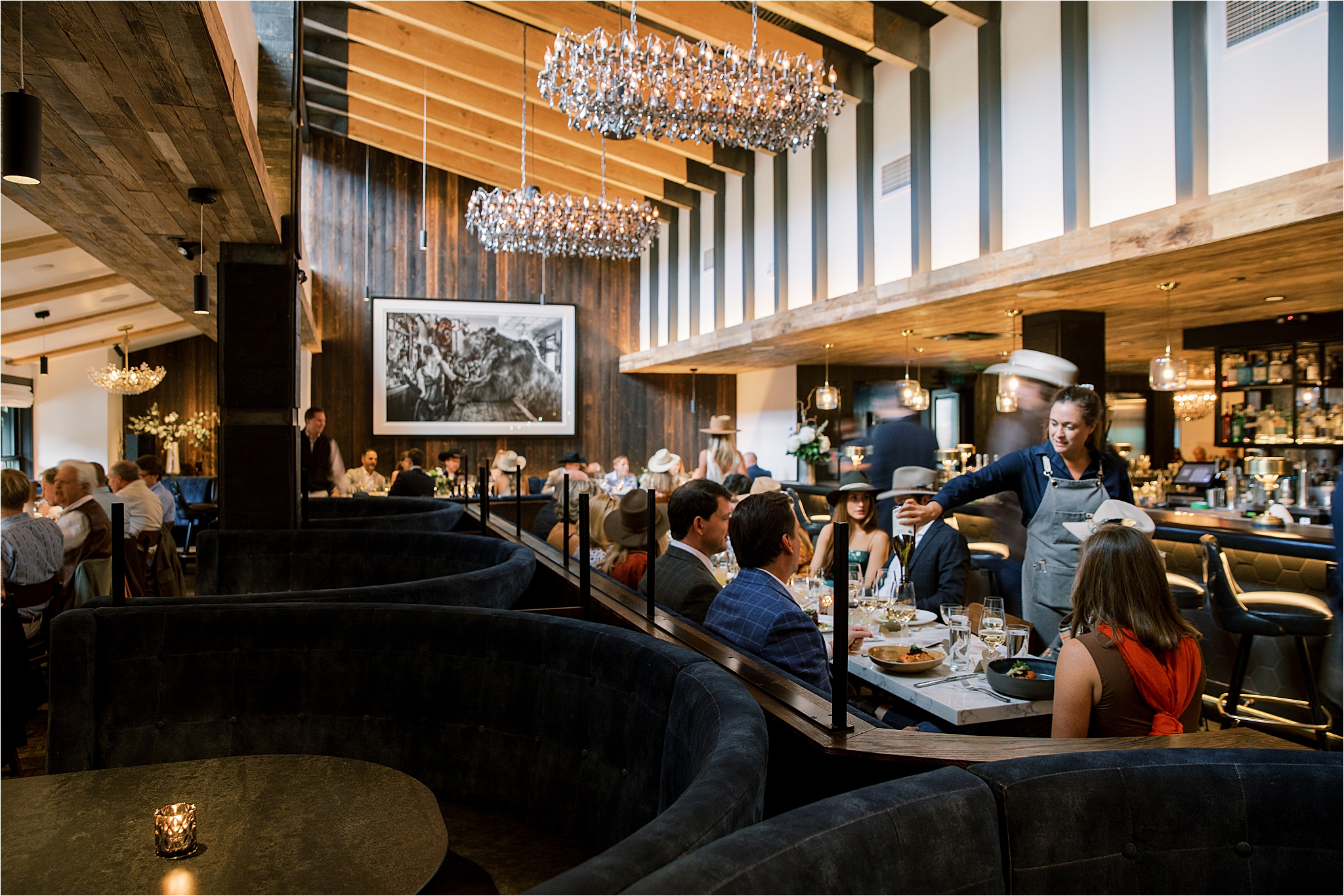 western wear and cowboy hats suggested attire for this vail weeding weekend