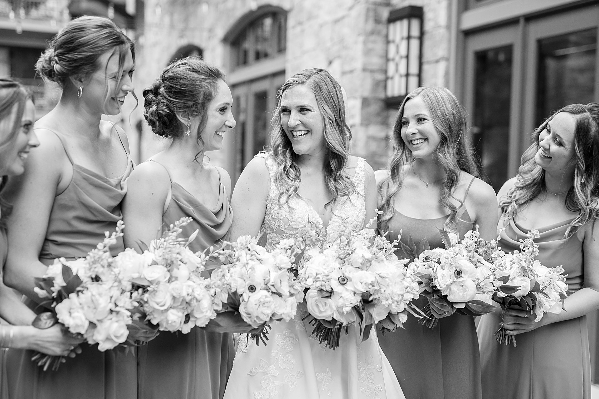 Bridesmaids at Tivoli Lodge in Vail Colorado